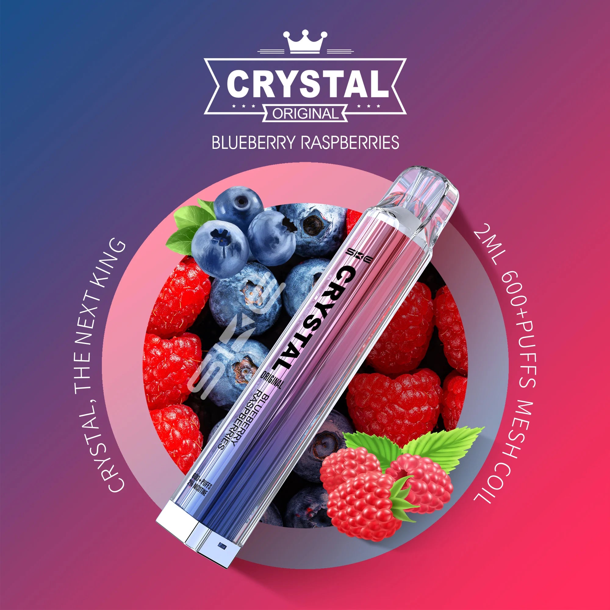 Crystal Bar SKE E-Vape | Blueberry Raspberries