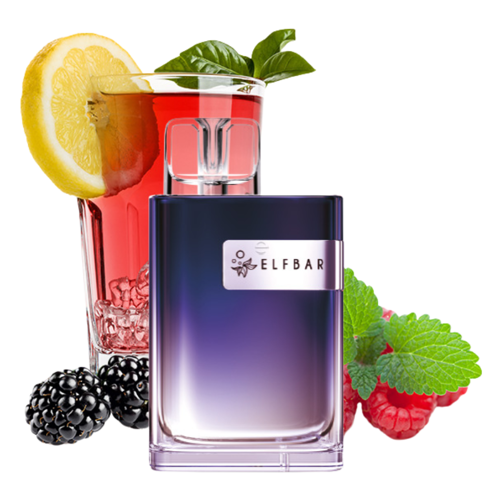 ELFBAR - CR600 - EINWEG E-ZIGARETTE - BLACKBERRY RASPBERRY LEMONADE - 20MG