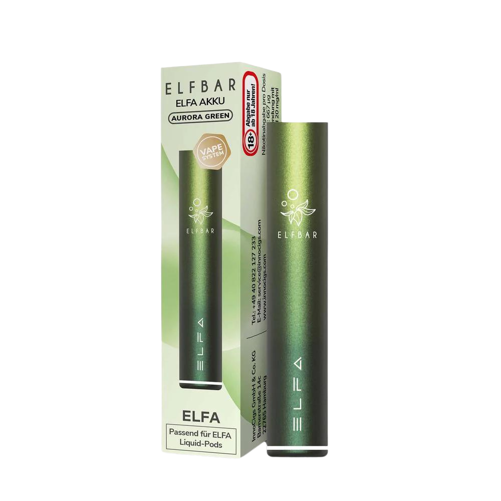 ELFBAR Elfa Pod Kit 500 mAh Akku - Aurora Green