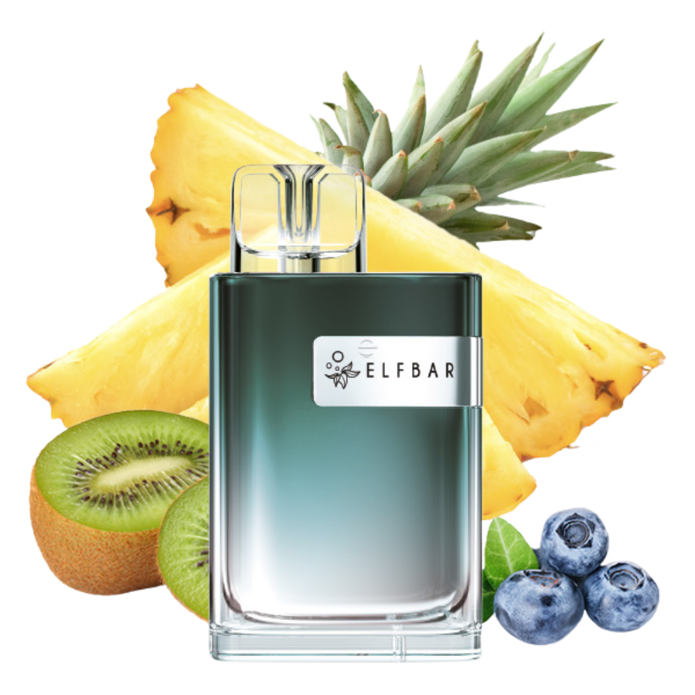 ELFBAR - CR600 - EINWEG E-ZIGARETTE - PINEAPPLE BLUEBERRY KIWI - 20MG