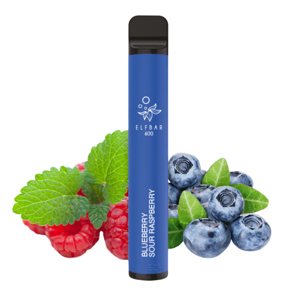 Elf Bar 600 E-Vape | Blueberry Sour Raspberry ohne Nikotin