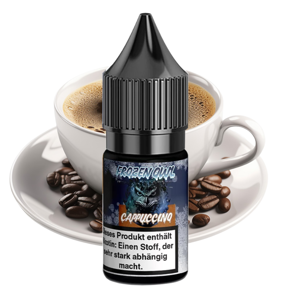Frozen OWL - Cappuccino - Nikotinsalz Liquid - 10ml - 10mg