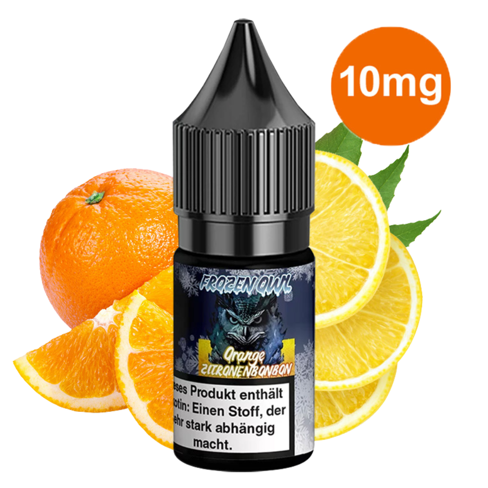 Frozen OWL - Orange Zitronenbonbon- Nikotinsalz Liquid - 10ml - 10mg