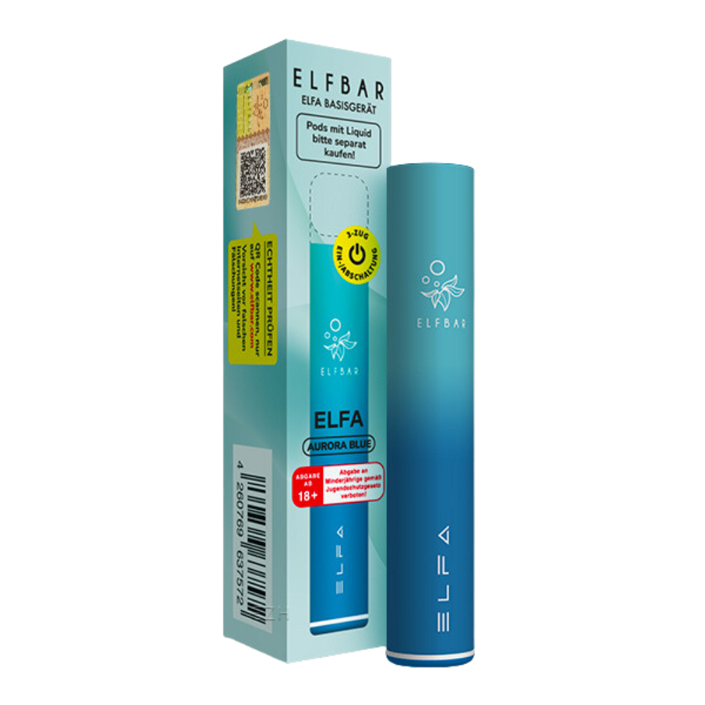 ELFBAR Elfa Pod Kit 500 mAh Akku - Aurora Blue