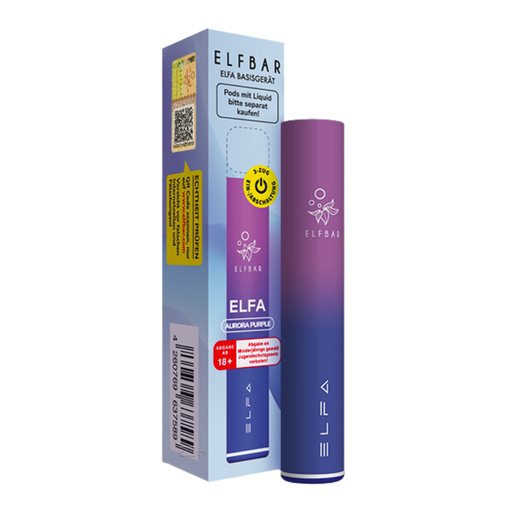 ELFBAR Elfa Pod Kit 500 mAh Akku - Aurora Purple