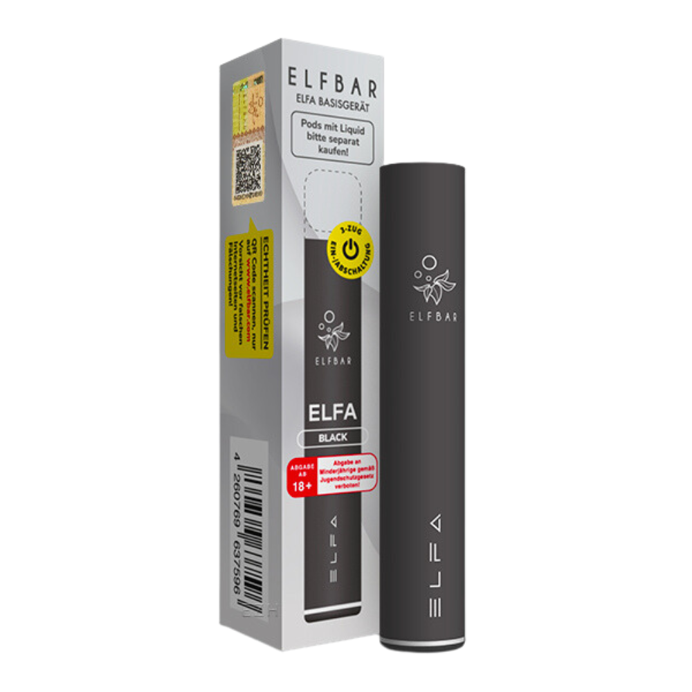 ELFBAR Elfa Pod Kit 500 mAh Akku - Black