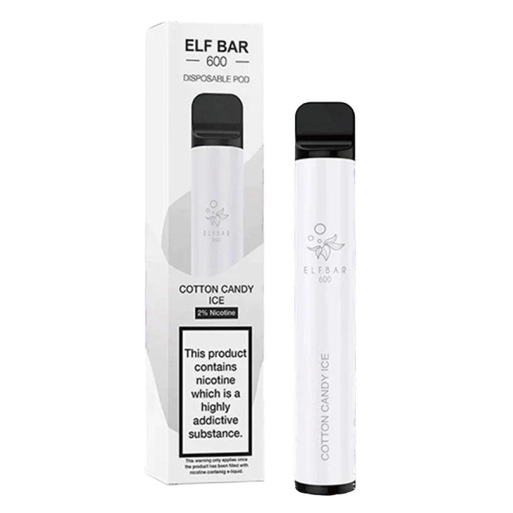Elf Bar 600 E-Vape | Cotton Candy Ice