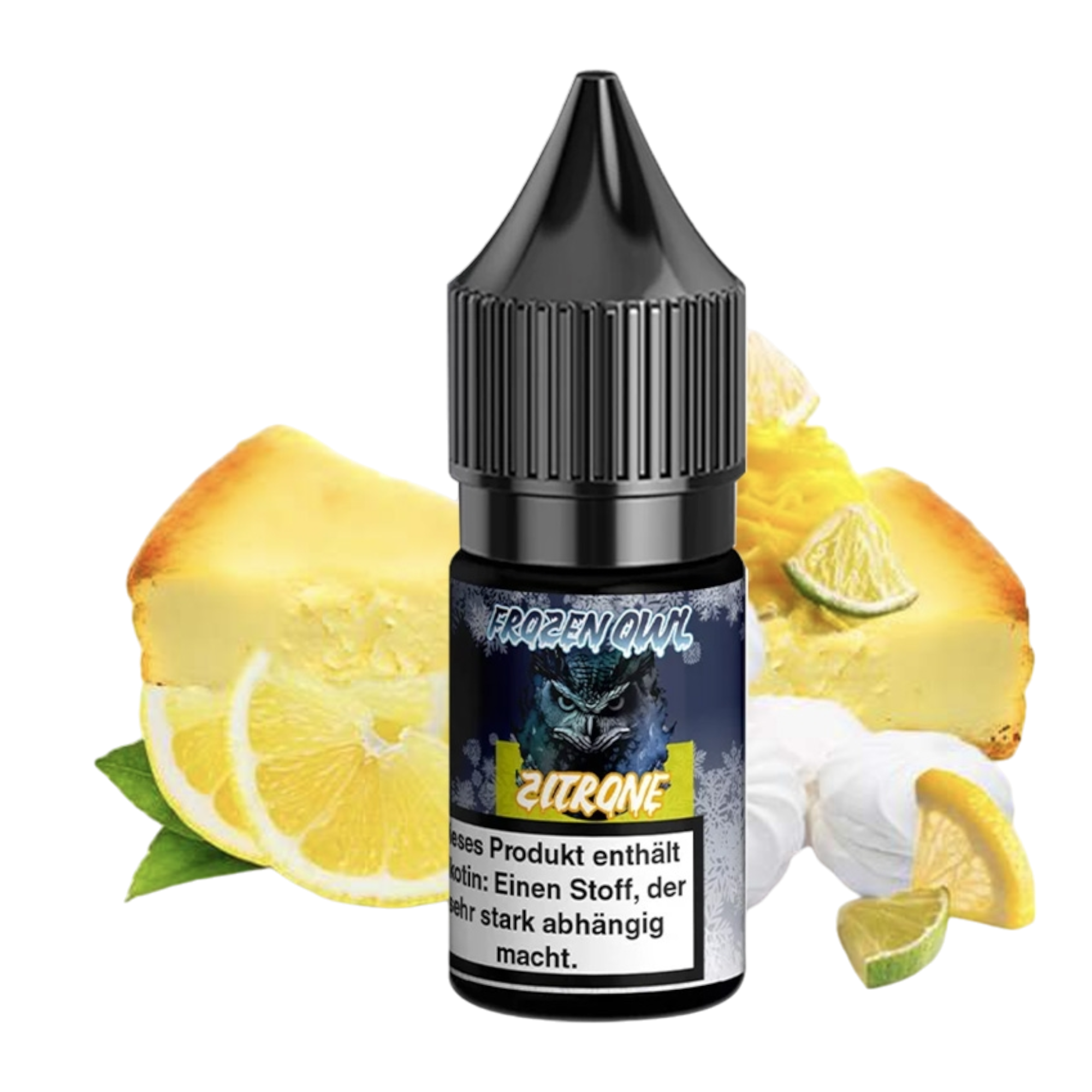 Frozen OWL - Zitronenkuchen - Nikotinsalz Liquid - 10ml - 10mg