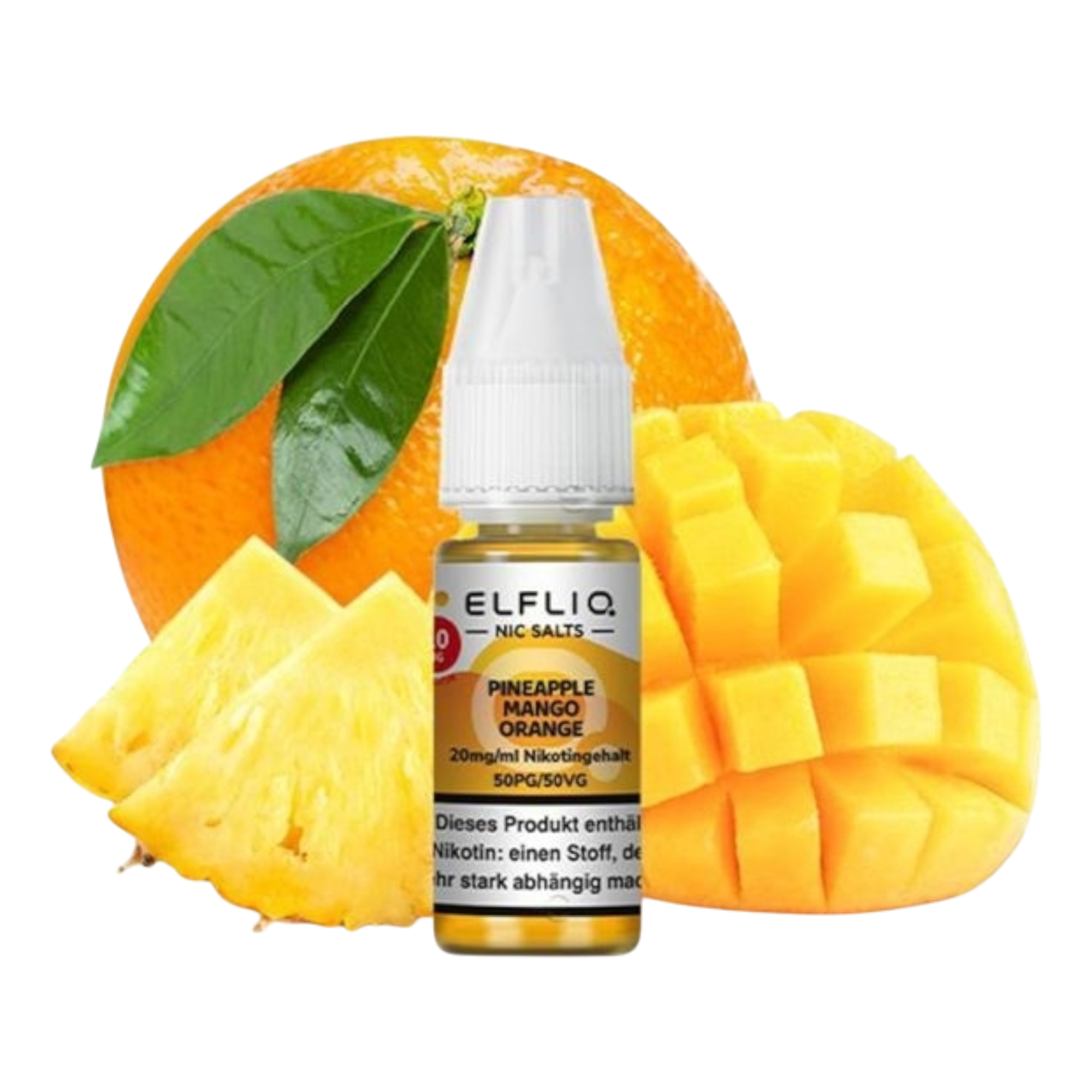 ELF BAR - ELFLIQ - PINEAPPLE MANGO ORANGE - 10ML - 10MG