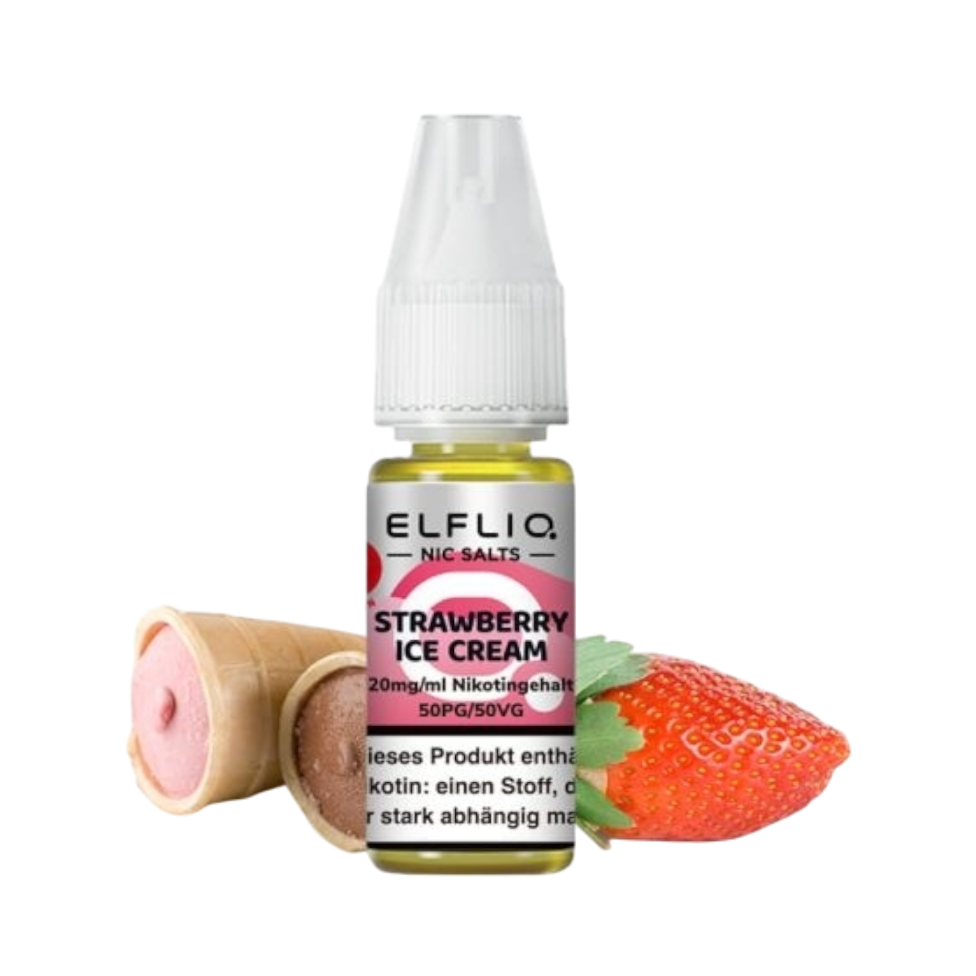 ELF BAR - ELFLIQ - STRAWBERRY ICE CREAM - 10ML - 10MG