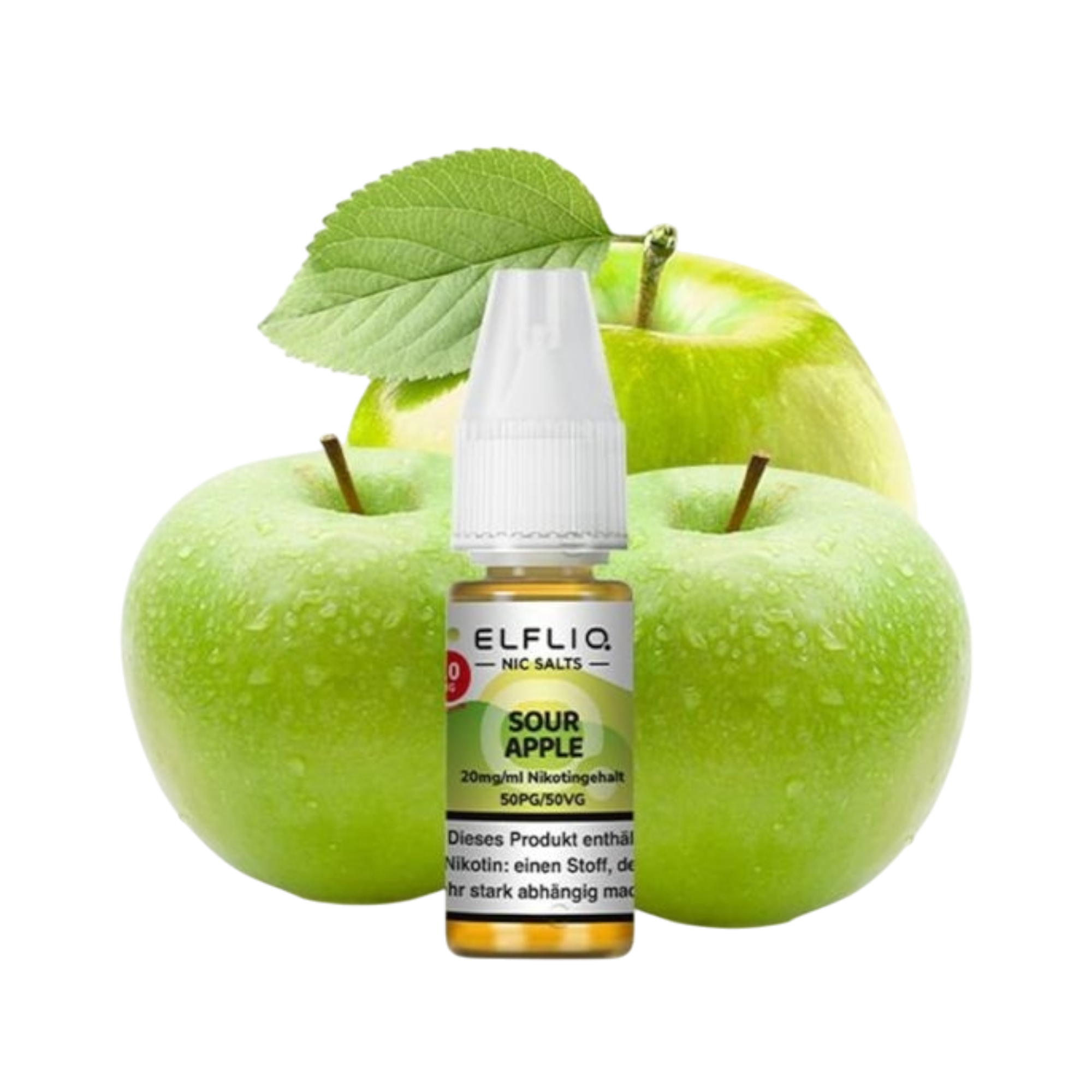 ELF BAR - ELFLIQ - SOUR APPLE - 10ML - 20MG
