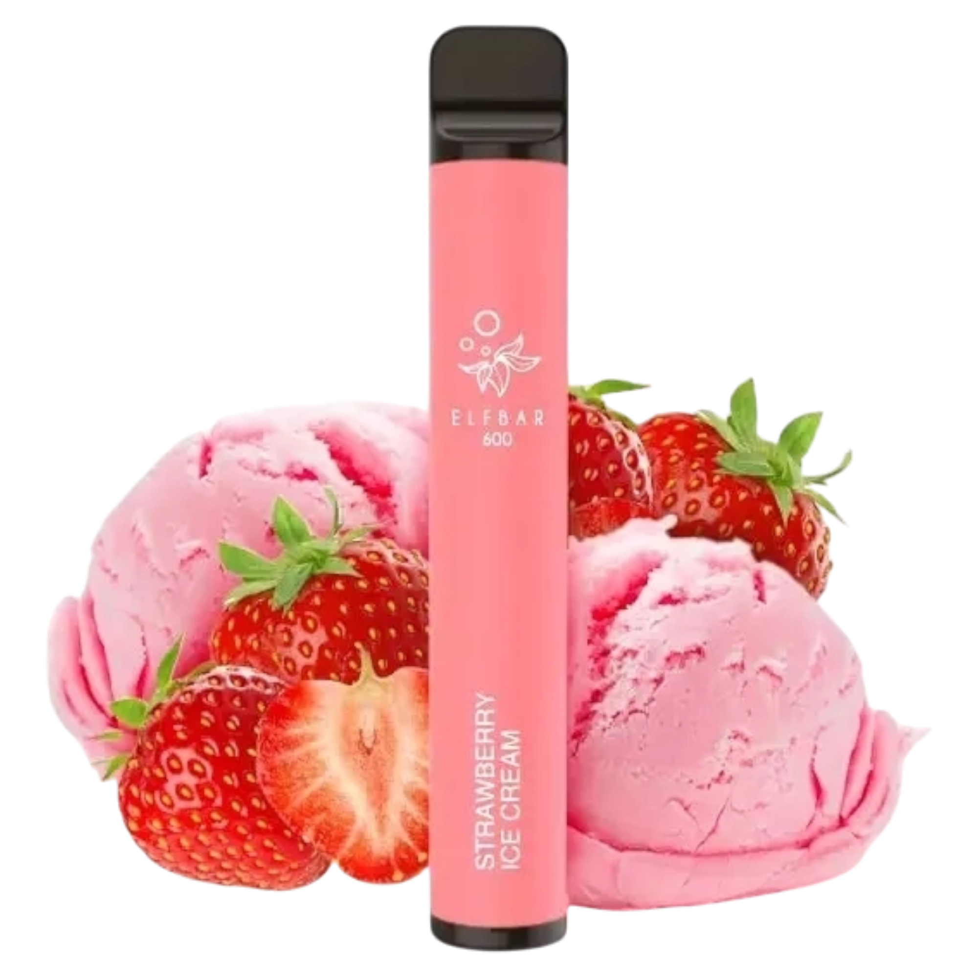 Elf Bar 600 E-Vape | Strawberry Ice Cream