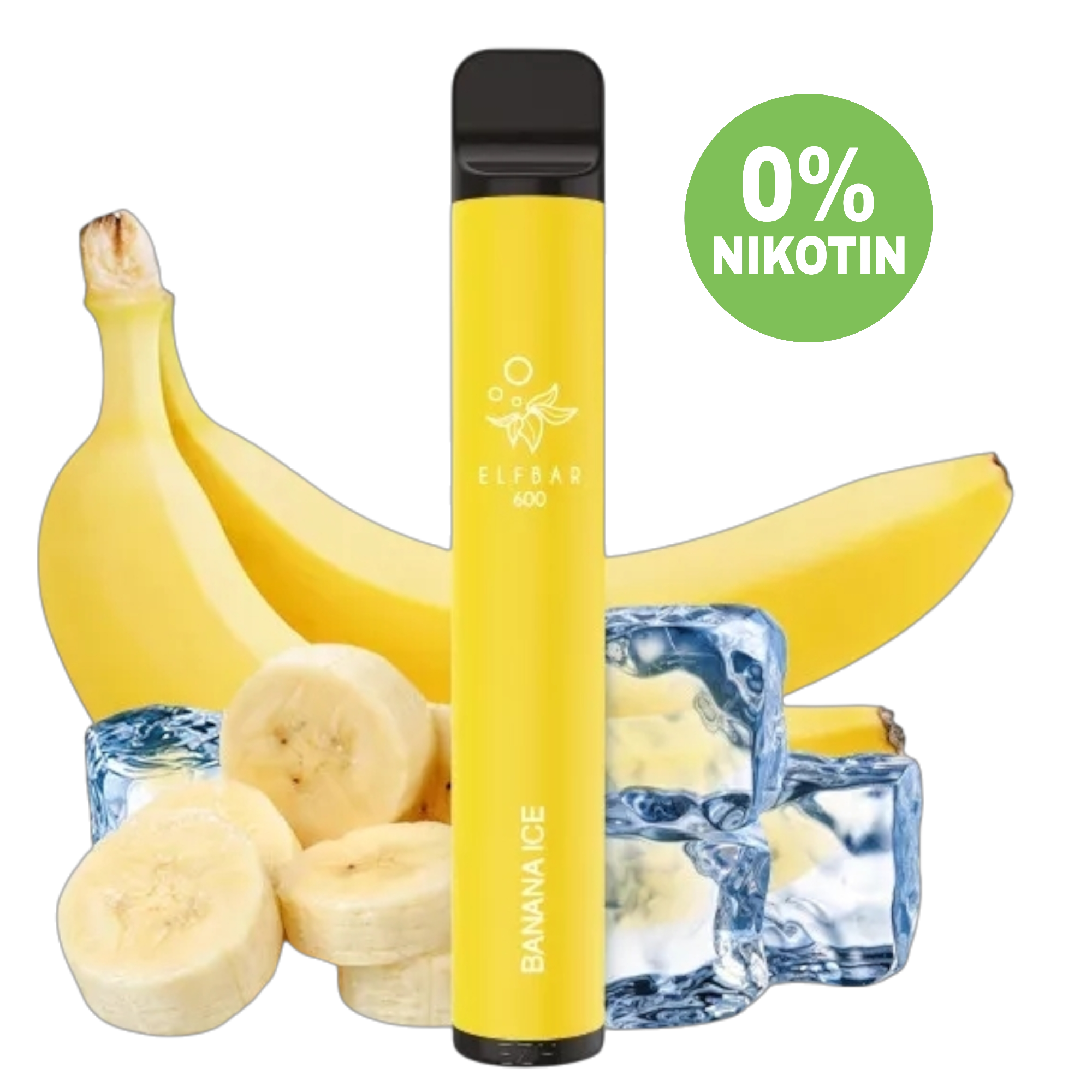 Elfbar - 600 Einweg E-Zigarette - Banana Ice - 0mg ohne Nikotin