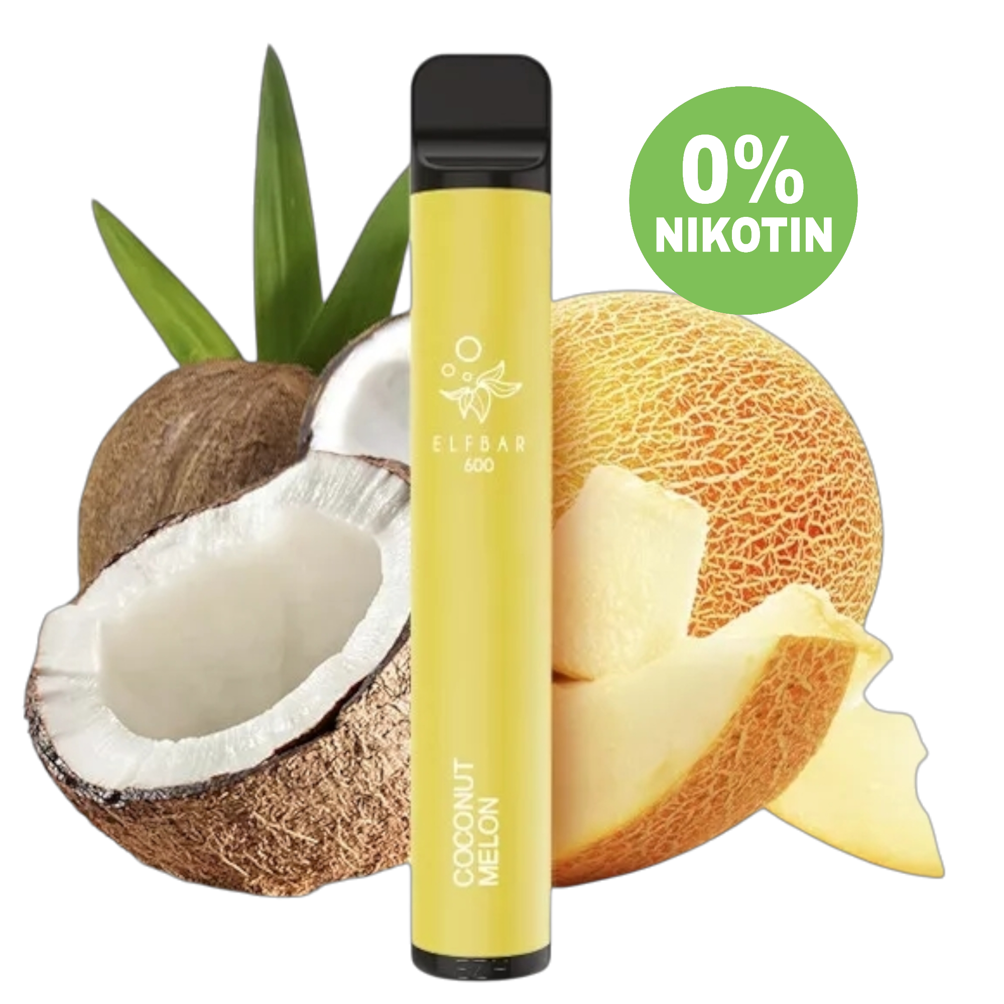 Elfbar - 600 Einweg E-Zigarette - Coconut Melon - 0mg ohne Nikotin