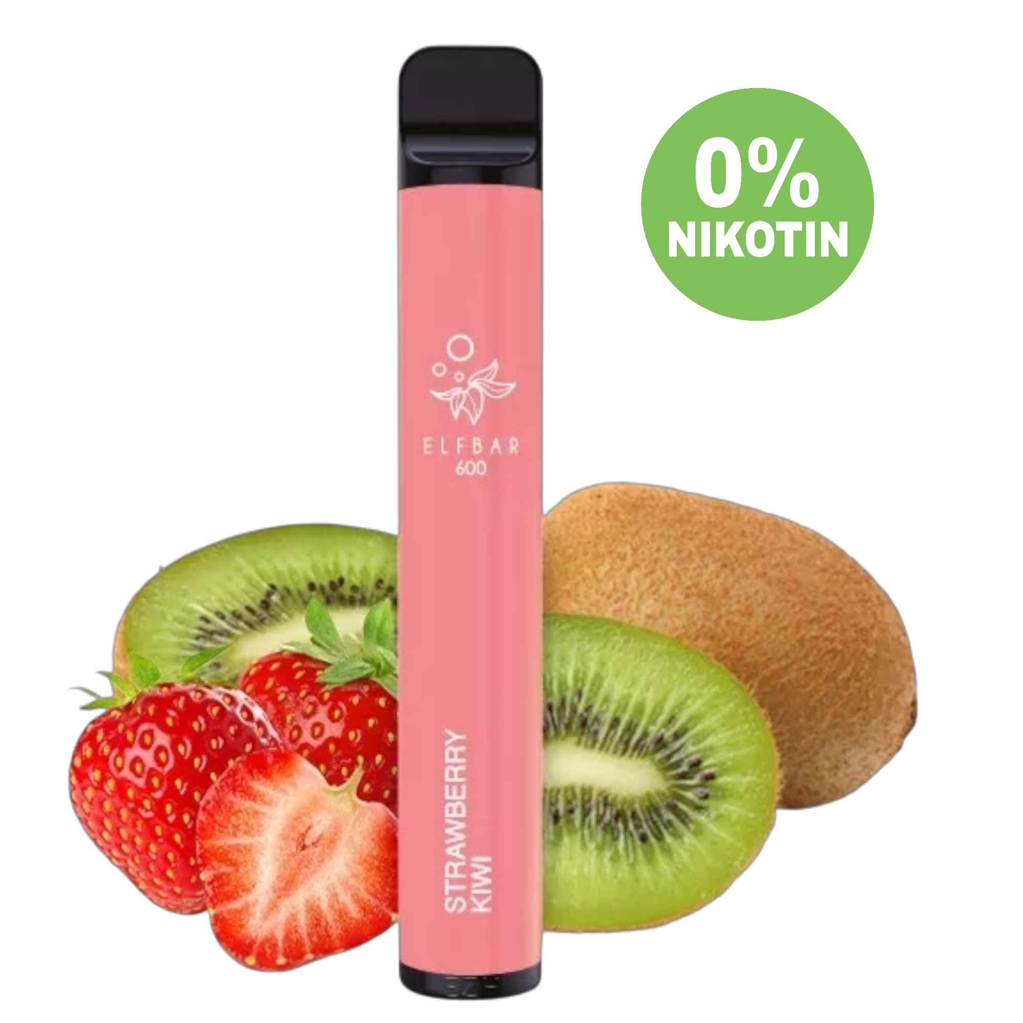Elfbar - 600 Einweg E-Zigarette - Strawberry Kiwi - 0mg ohne Nikotin