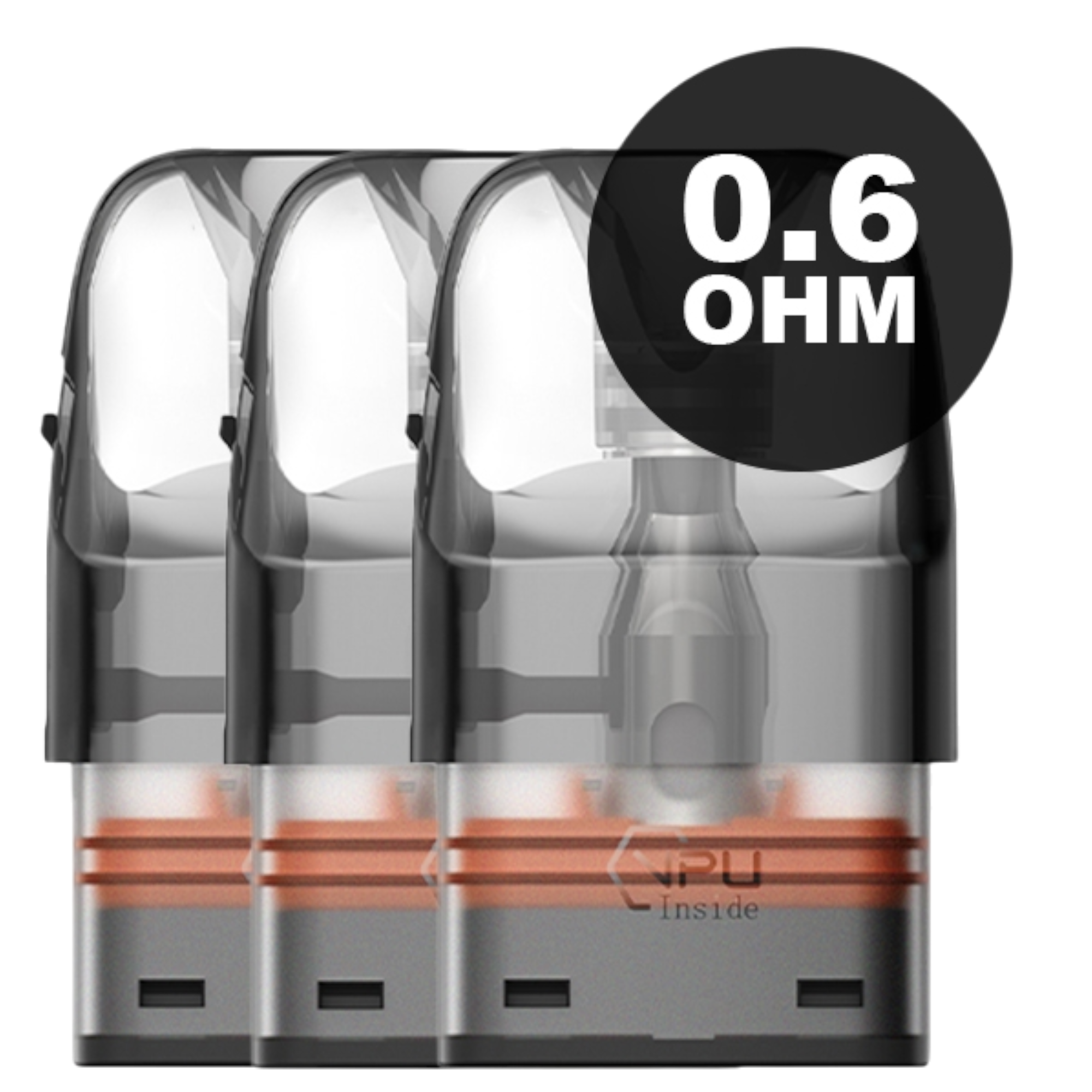 GeekVape - Q - Pod Tank Verdampfer - 0.6 Ohm - 3ml MESH Coil - 3er Paket