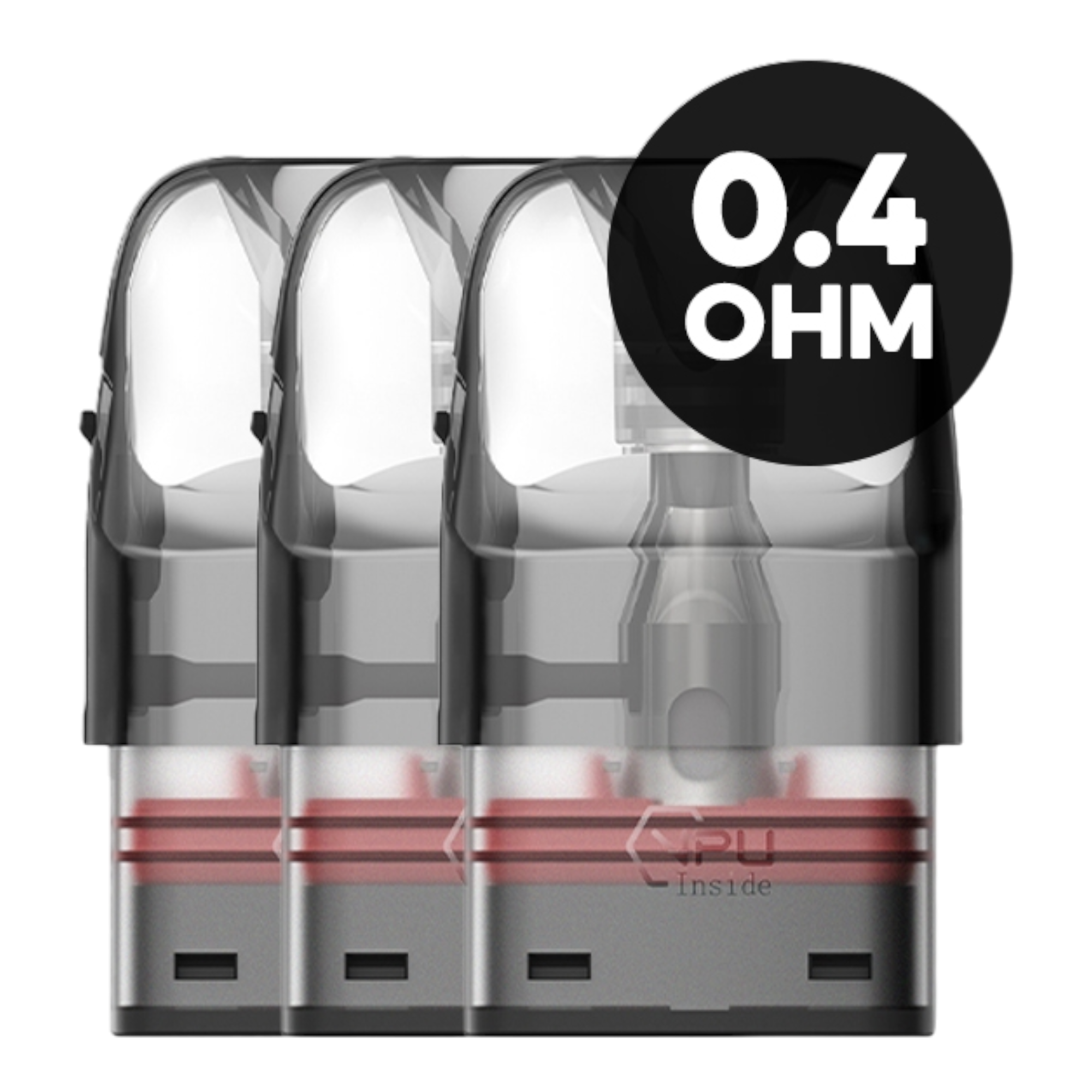 GeekVape - Q - Pod Tank Verdampfer - 0.4 Ohm - 3ml MESH Coil - 3er Paket