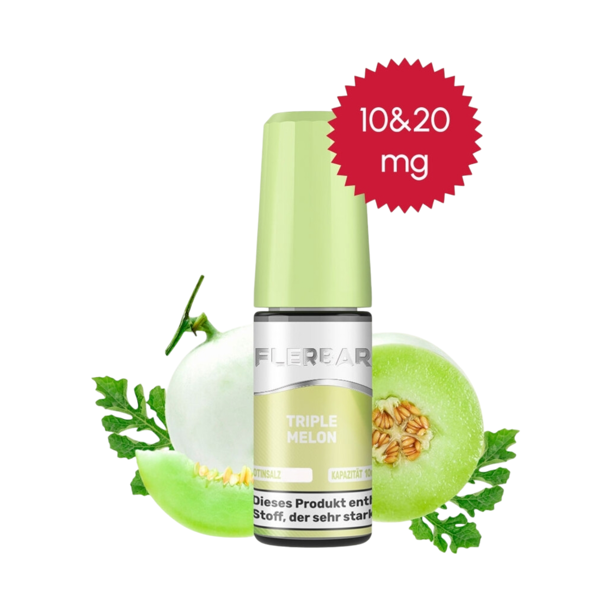 Flerbar - Triple Melon - Nikotinsalz Liquid - 10ml - 10mg