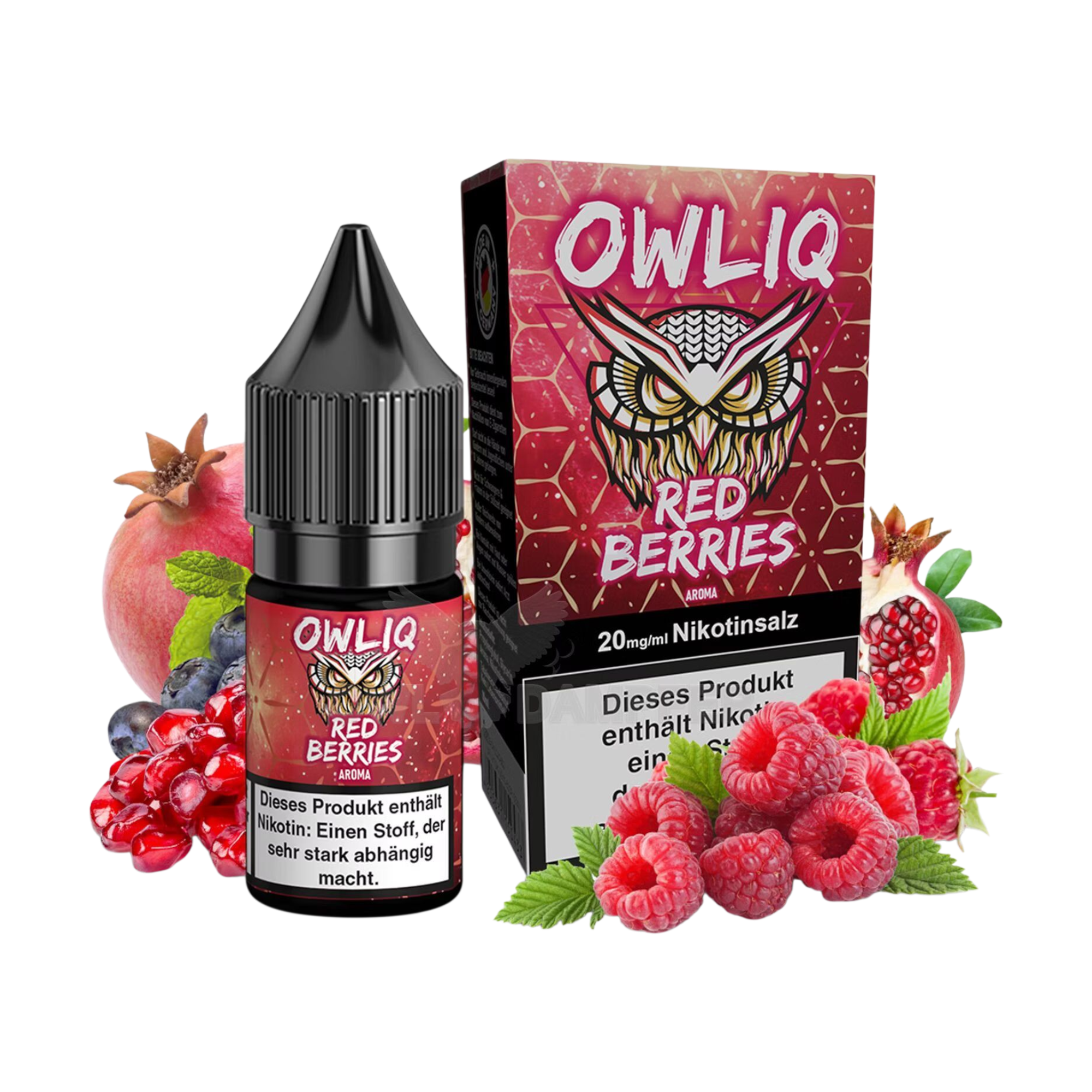 OWLIQ - Red Berries - Nikotinsalz Liquid - 10ml - 20mg