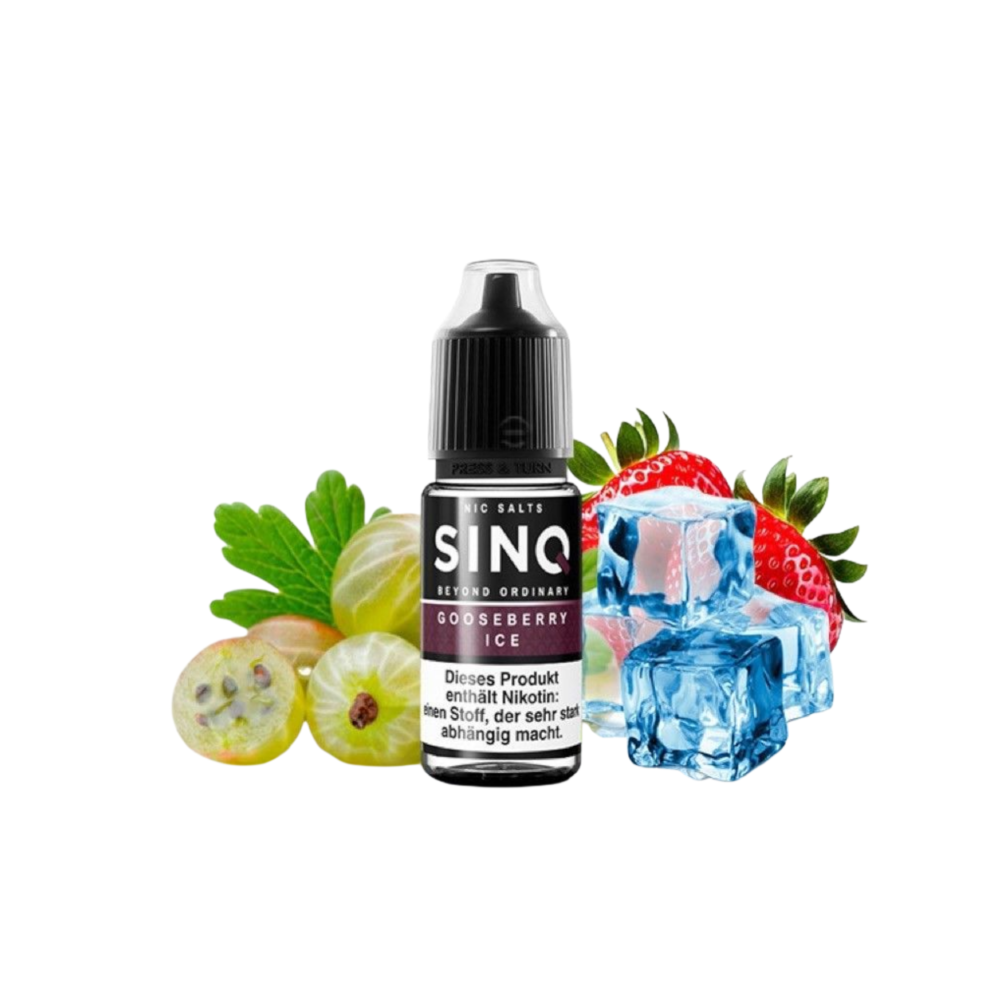 SINQ - Gooseberry Ice - Nikotinsalz Liquids - 10ml - 10mg