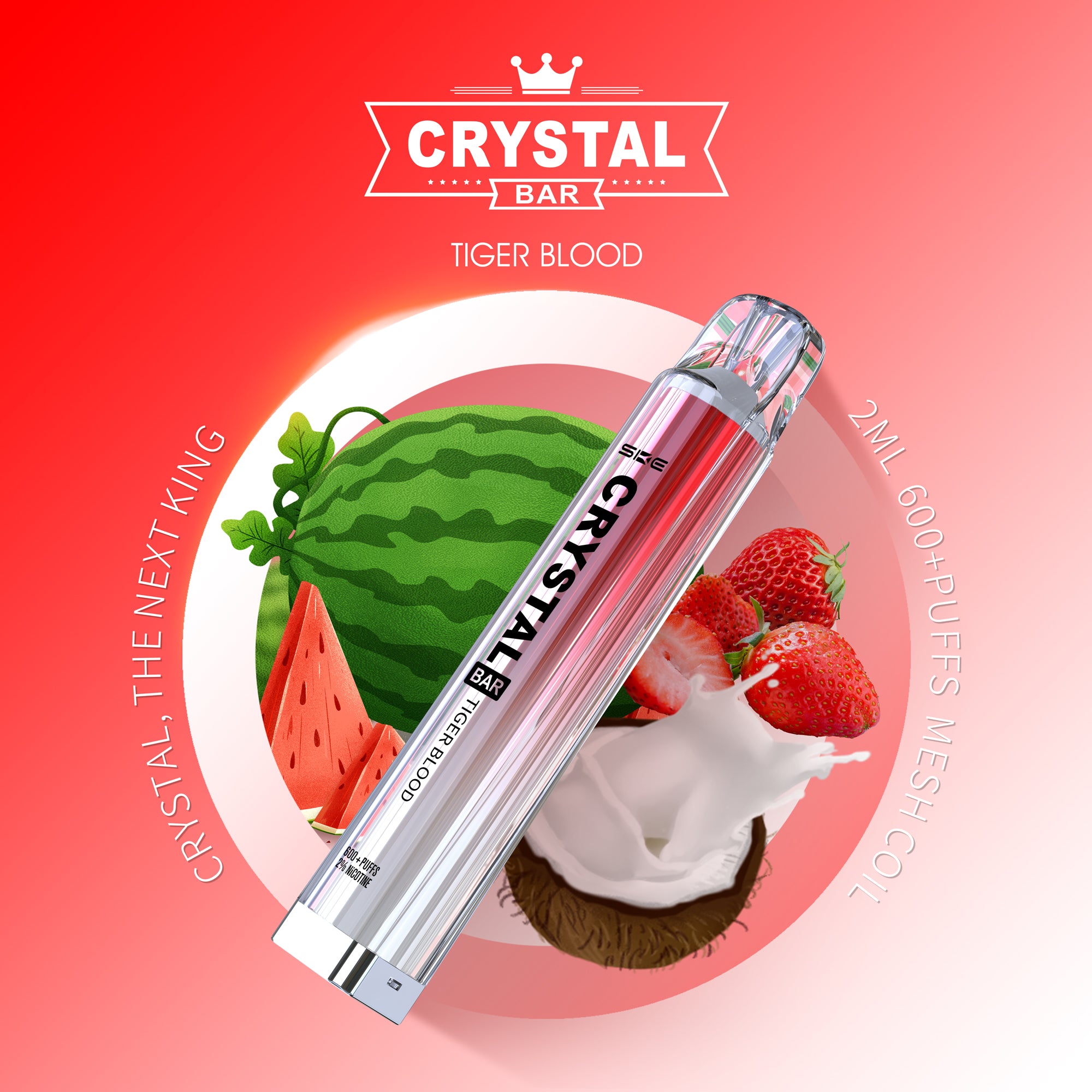 Crystal Bar SKE E-Vape | Tiger Blood