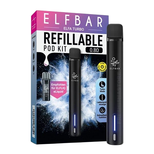 Elfbar - ELFA TURBO - Basisgerät - Black Knight
