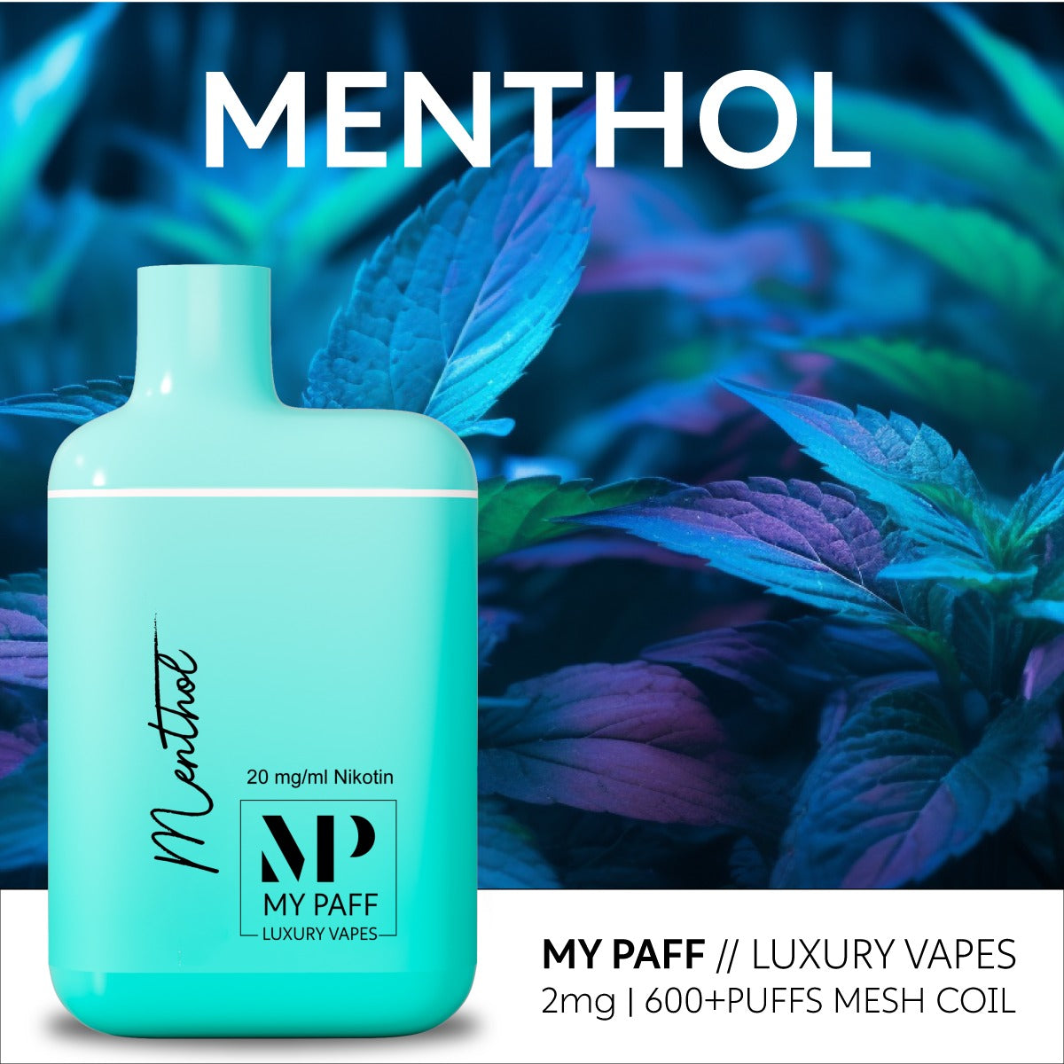 MyPaff Mini E-Vape | Menthol