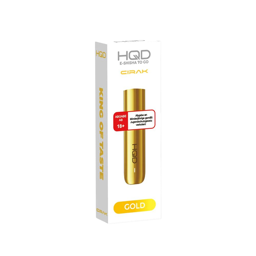 HQD CIRAK - POD KIT - 370 MAH AKKU - FARBE: GOLD