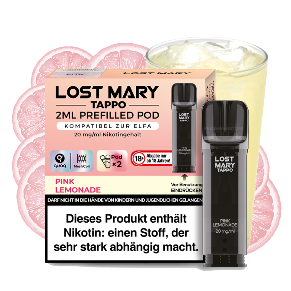 LOST MARY - PREFILLED POD - TAPPO - PINK LEMONADE - 20MG