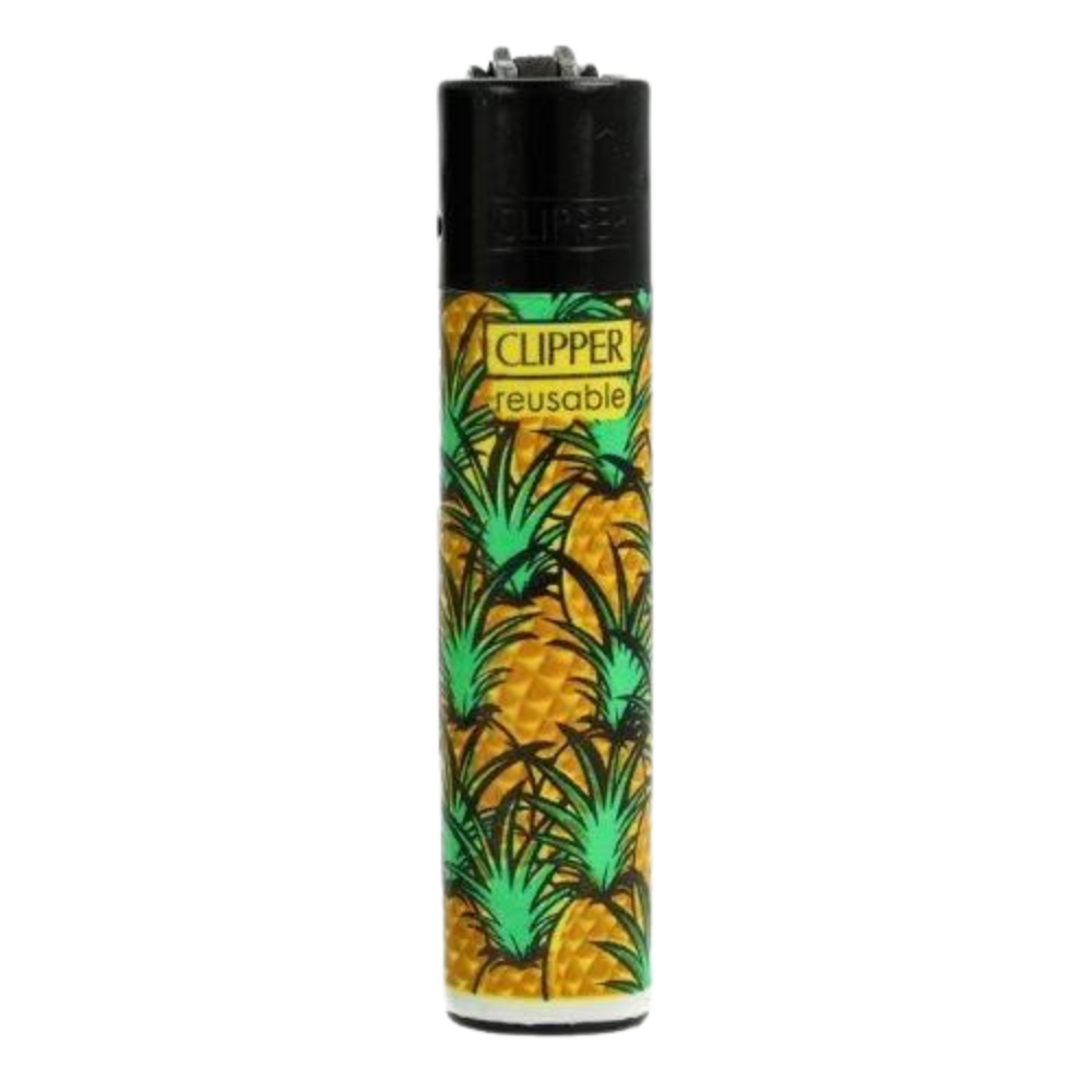 CLIPPER - FEUERZEUG - MIX PATTERN 4V4 PINEAPPLE - WIEDERVERWENDBAR