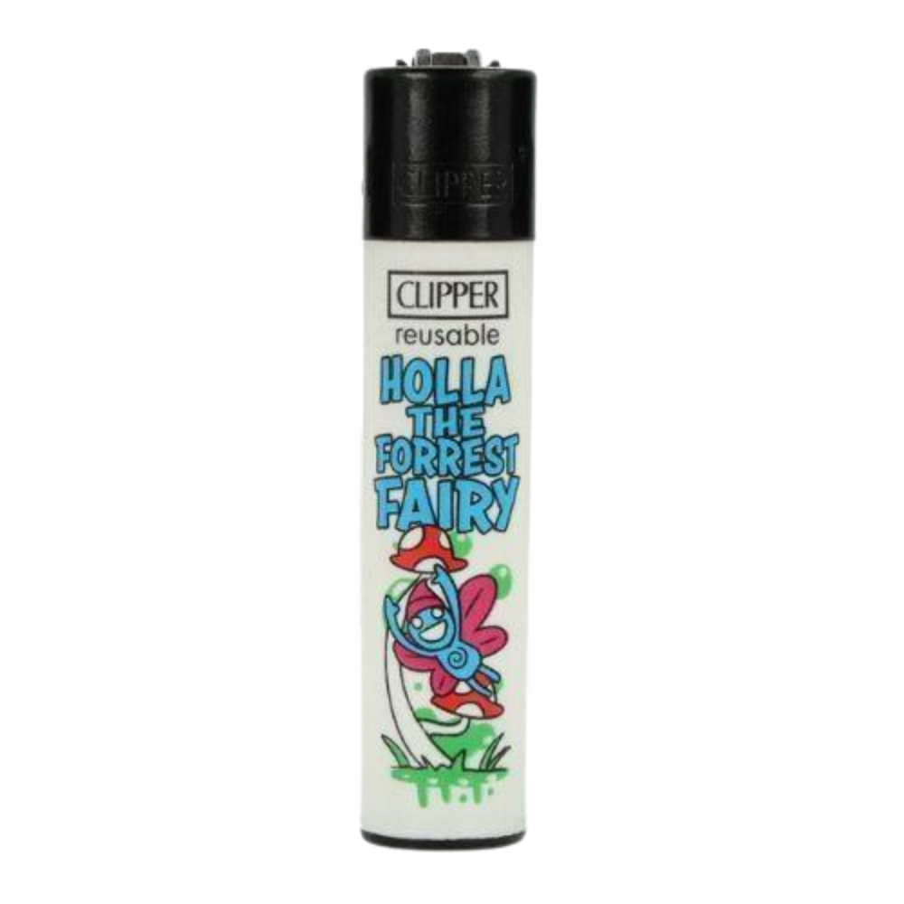 CLIPPER - FEUERZEUG - DENGLISH 7 3V4 HOLLA THE FOREST FAIRY - WIEDERVERWENDBAR