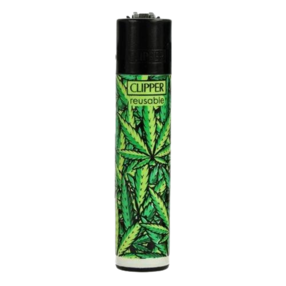 CLIPPER - FEUERZEUG - MIX PATTERN 3V4 WEED - WIEDERVERWENDBAR