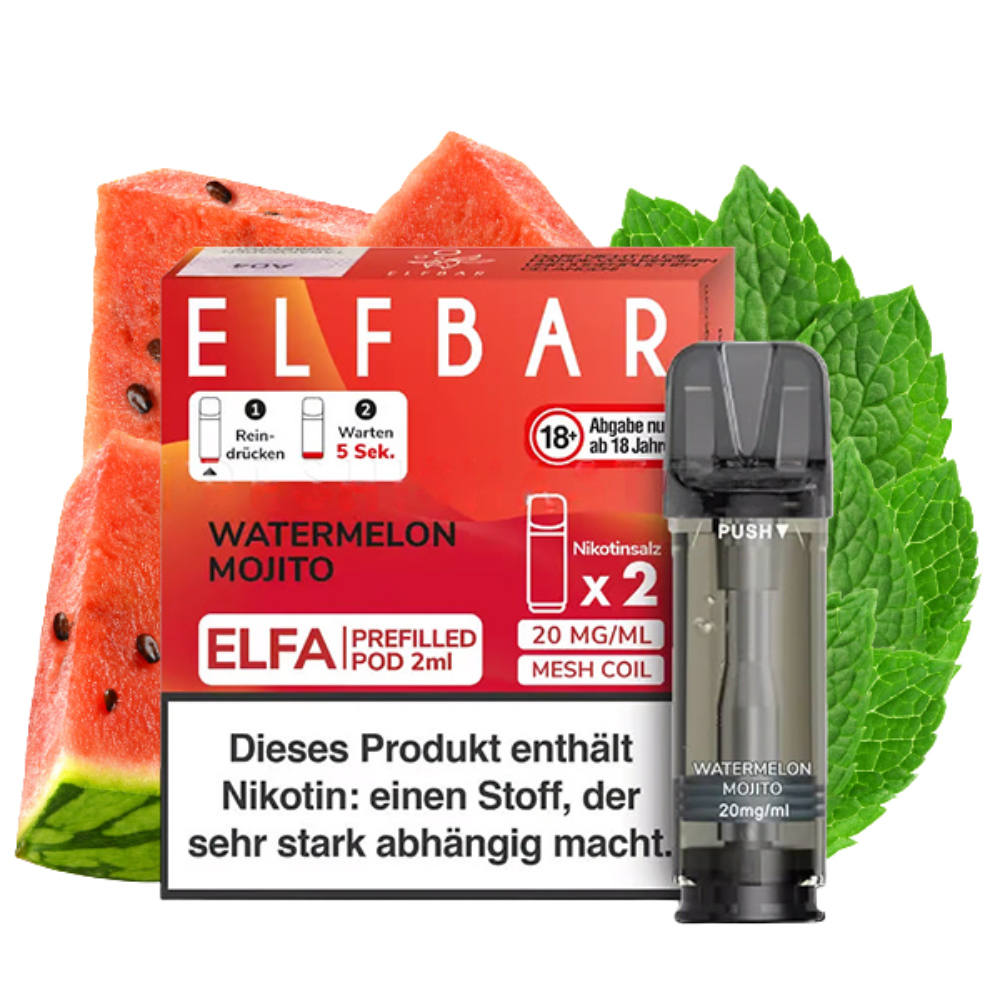 ELFBAR ELFA Watermelon Mojito 20mg Nikotin 2er Pack