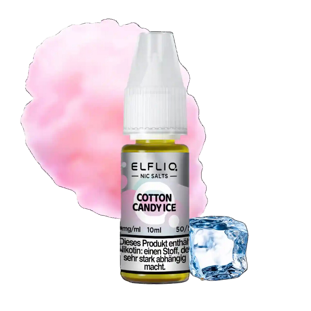 LIQUID COTTON CANDY ICE - ELFLIQ BY ELF BAR - 10mg/ml