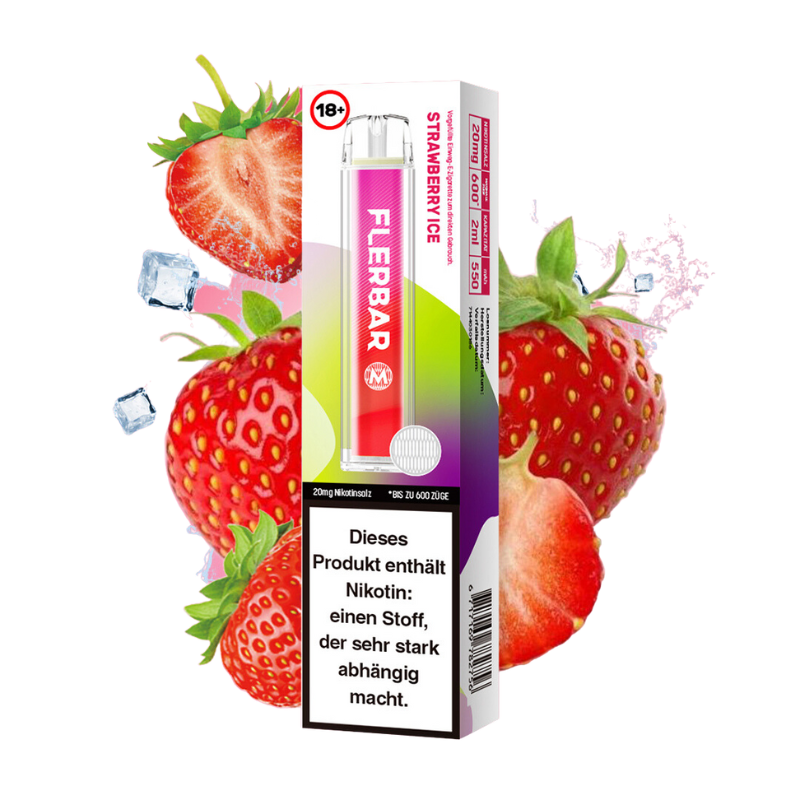 Flerbar M E-Vape | Strawberry Ice