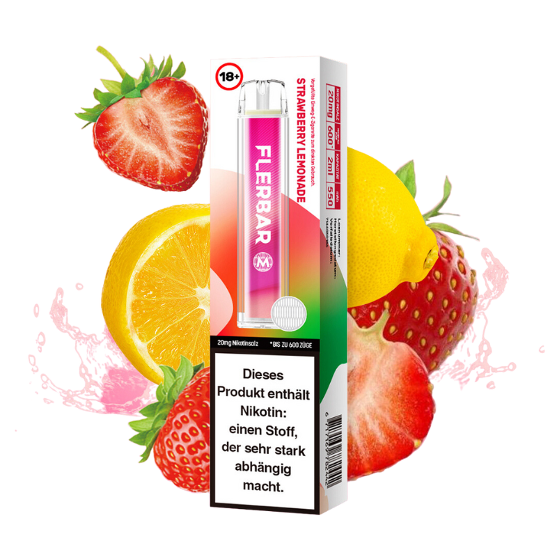 Flerbar M E-Vape | Strawberry Lemonade
