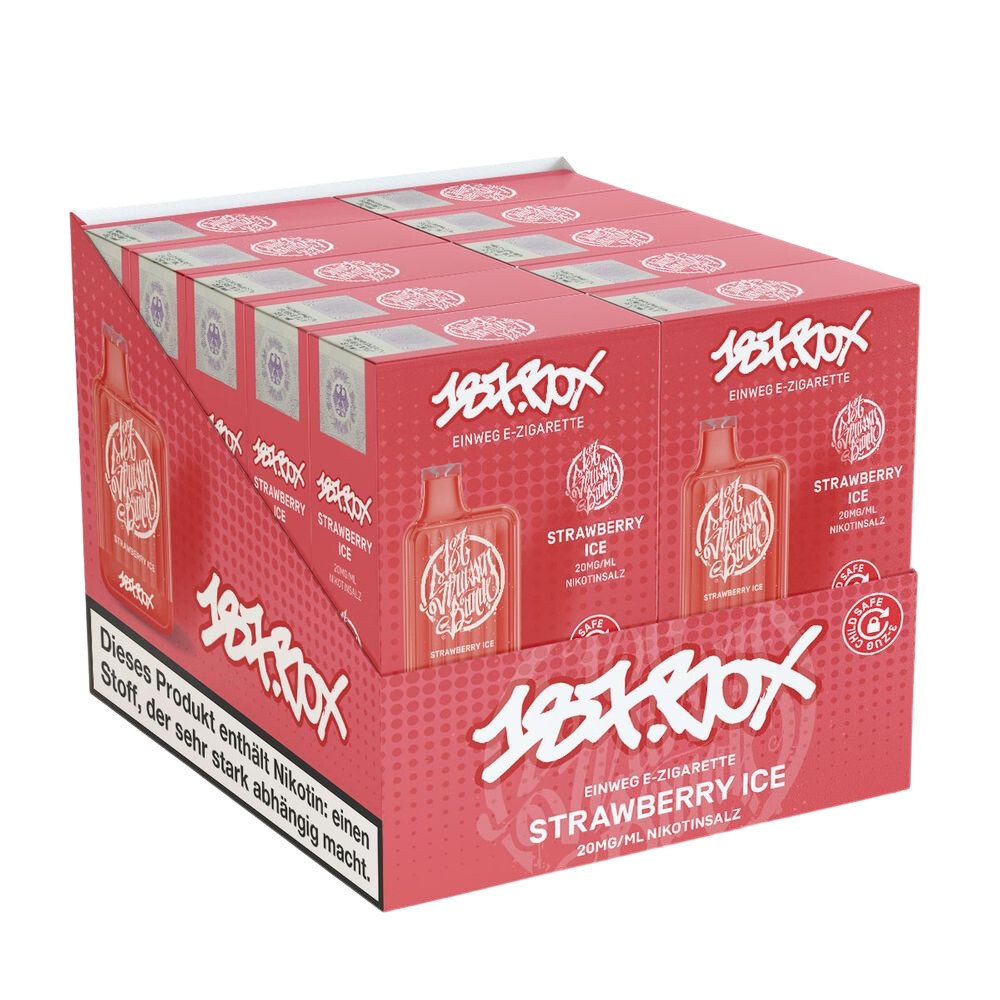 187 Box - Strawberry Ice 20mg/ml Nikotinsalz