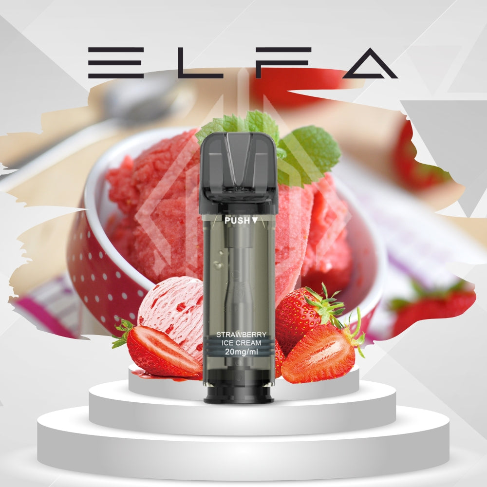ELFBAR ELFA Strawberry Ice Cream 20mg Nikotin 2er Pack