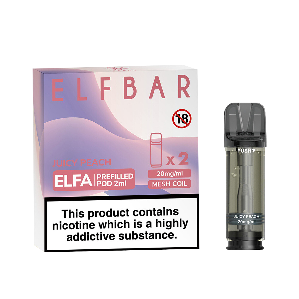 ELFBAR ELFA Juicy Peach/Peach Ice 20mg Nikotin 2er Pack