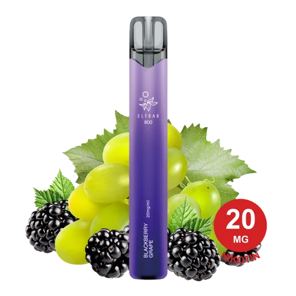 Elfbar - 800 - Einweg E-Zigarette - 20mg - CP - Blackberry Grape