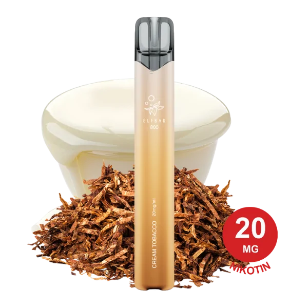Elfbar - 800 - Einweg E-Zigarette - 20mg - CP - Cream Tobacco
