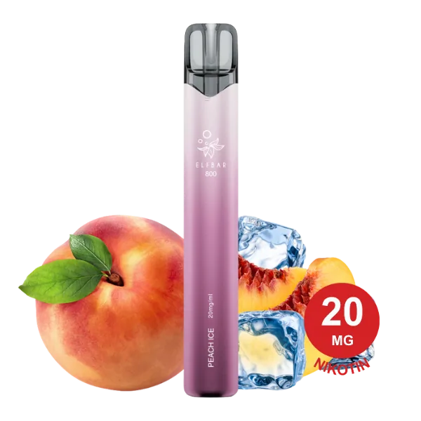 Elfbar - 800 - Einweg E-Zigarette - 20mg - CP - Peach Ice