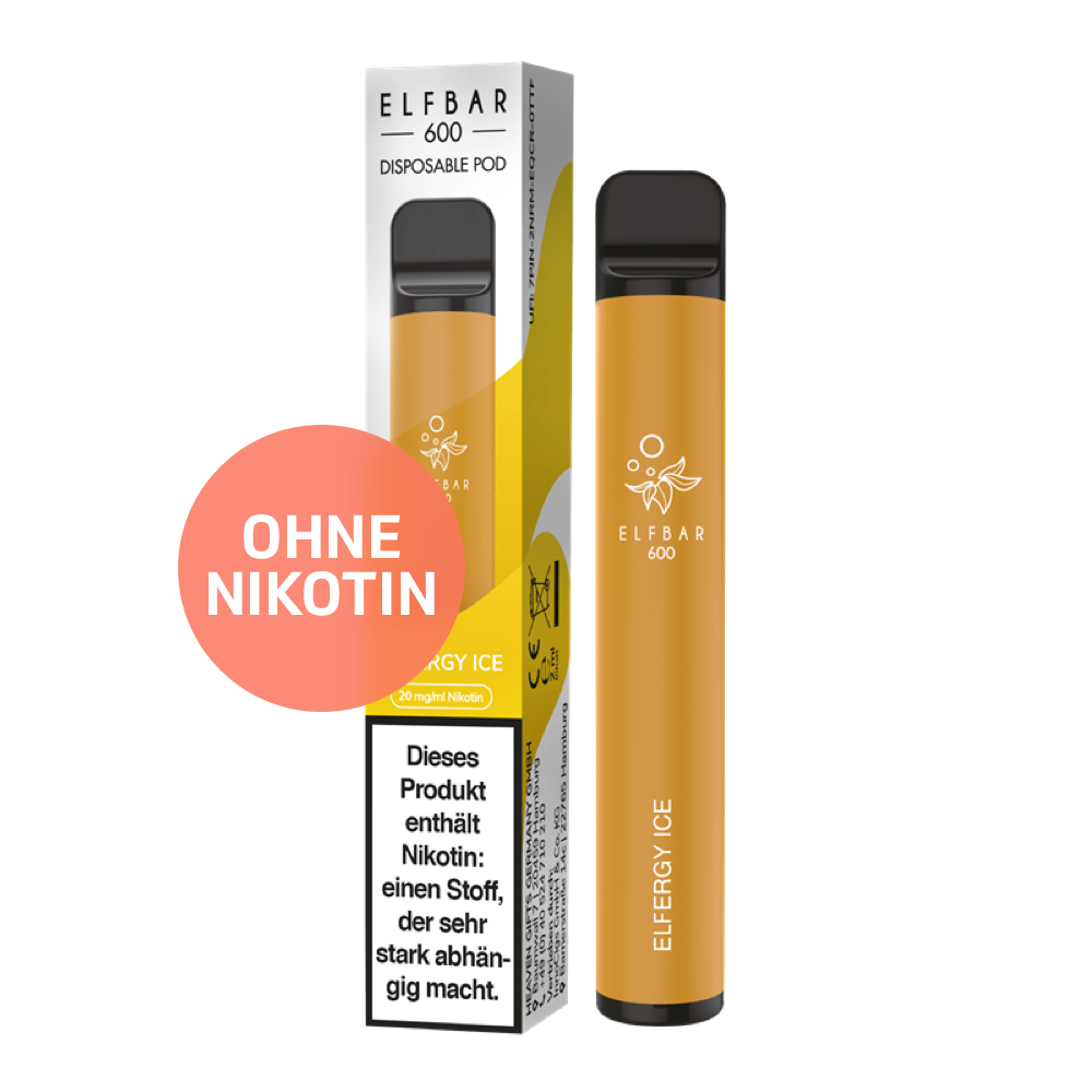 Elf Bar 600 E-Vape | Elfergy Ice ohne Nikotin