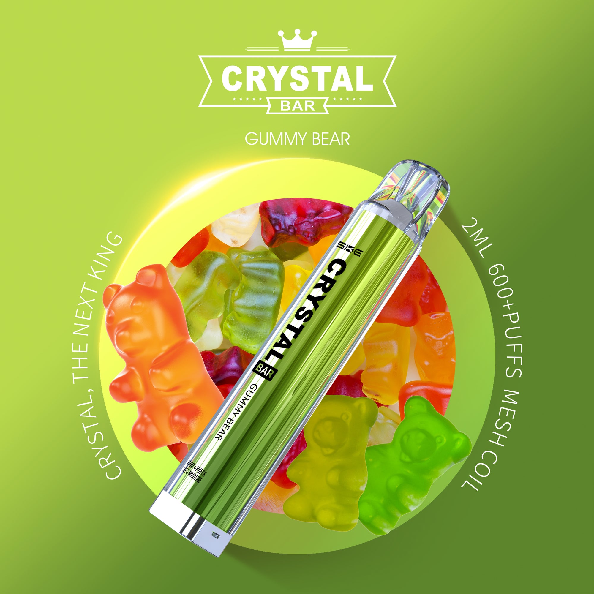 Crystal Bar SKE E-Vape | Gummy Bear