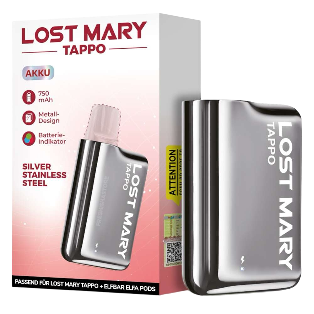 LOST MARY - TAPPO - BASISGERÄT - E-ZIGARETTE - SILBER - CP