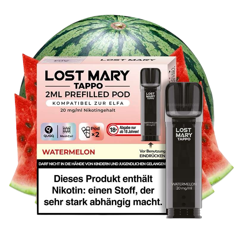 LOST MARY - PREFILLED POD - TAPPO - WATERMELON - 20MG