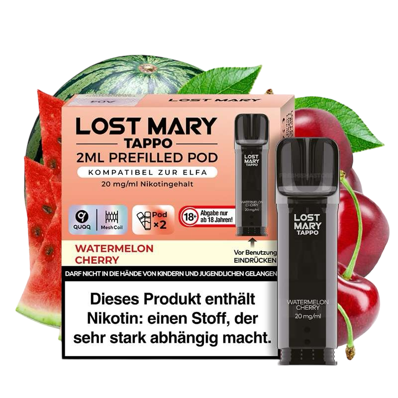 LOST MARY - PREFILLED POD - TAPPO - WATERMELON CHERRY - 20MG