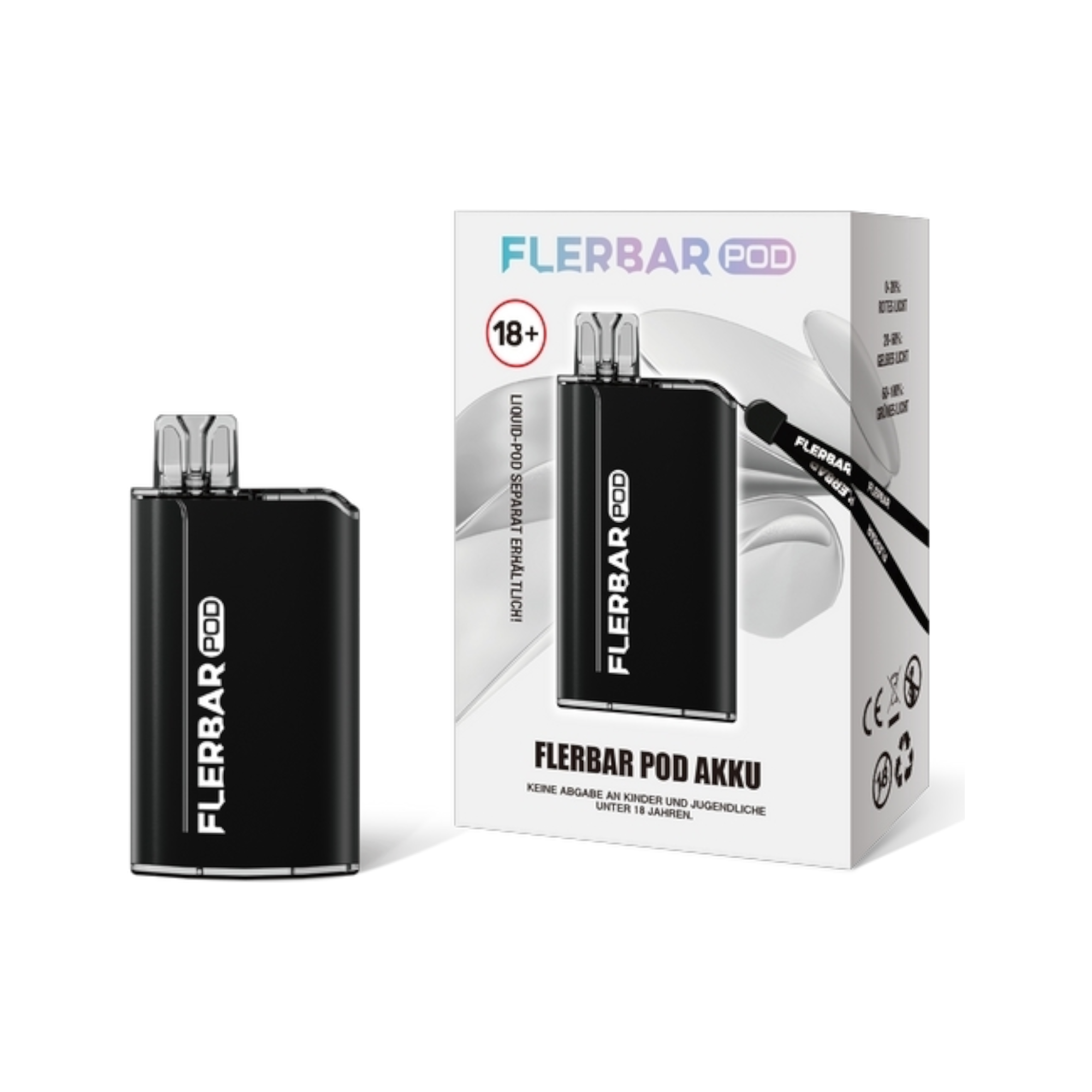 Flerbar - Basisgerät - Schwarz - 500mAh - CP