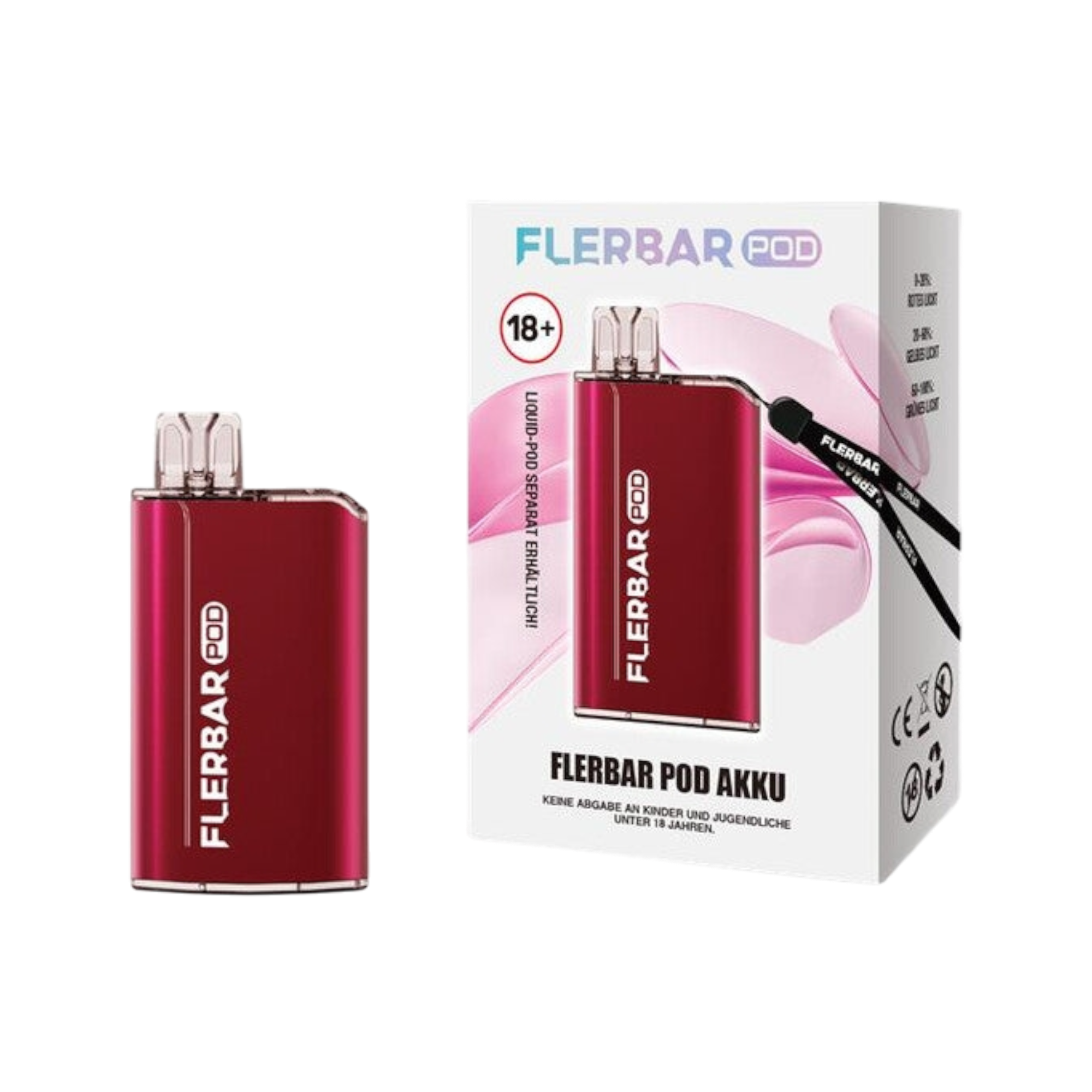 FLERBAR - BASISGERÄT - ROT - 500MAH - CP