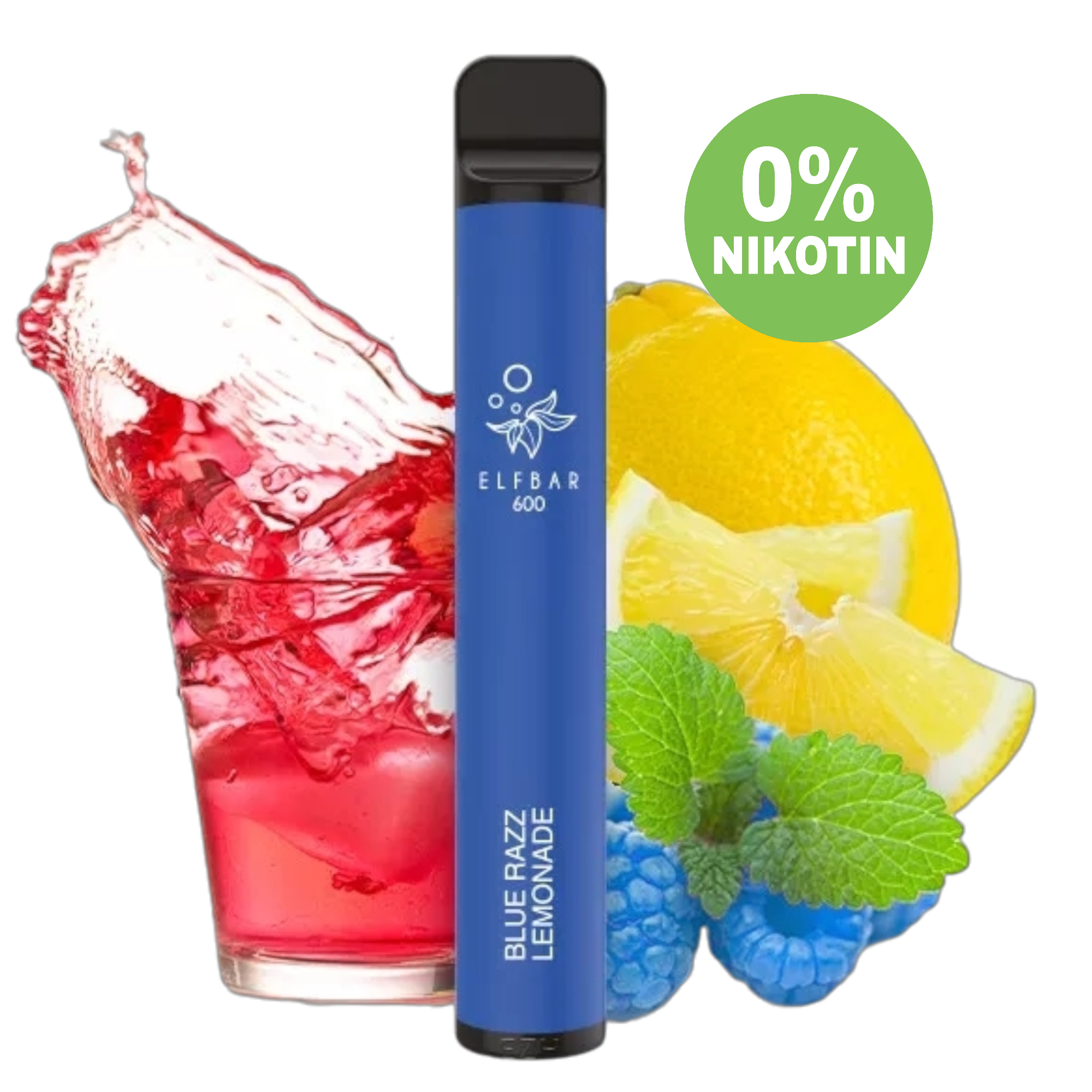 Elf Bar 600 E-Vape | Blue Razz Lemonade ohne Nikotin